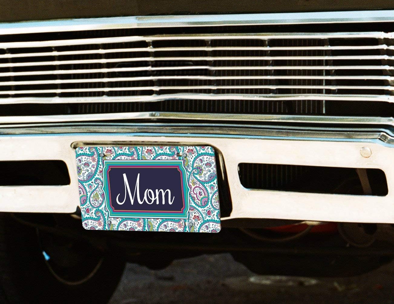 Family Paisley Best Novelty Metal License Plate Front License