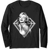 Marilyn Monroe Glowing Diamond Long Sleeve T-Shirt