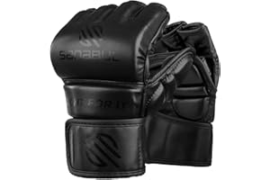 Sanabul Essential 4oz MMA Gloves for Men & Women, Professional Fighting Boxing Muay Thai Kickboxing Gloves for Sparring Grappling and Training