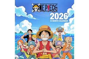 calendar 2026 12 monthly: Set Sail with Luffy and the Straw Hat Crew on a Grand Adventure