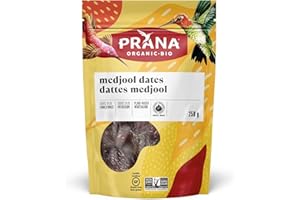 Prana – Organic Medjool Dates | Ultimate Fruit Experience | Source of Fibre | Non-GMO, Gluten Free, Vegan Snack | 250g