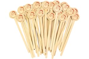 BOKFJBP 100Pcs Christmas Coffee Stir Sticks 6inch Wooden Stirrers Cocktail Stirrers Disposable Drink Stirrers for Cocktail Beverage Hot Drinks Party Supplies