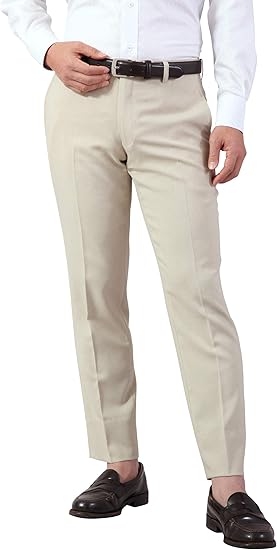 Amazon Kokubo テーパードパンツ メンズ 裾直しも受付中 春夏 ノータック スリム スラックス ローライズ クールビズ ロングパンツ 通販