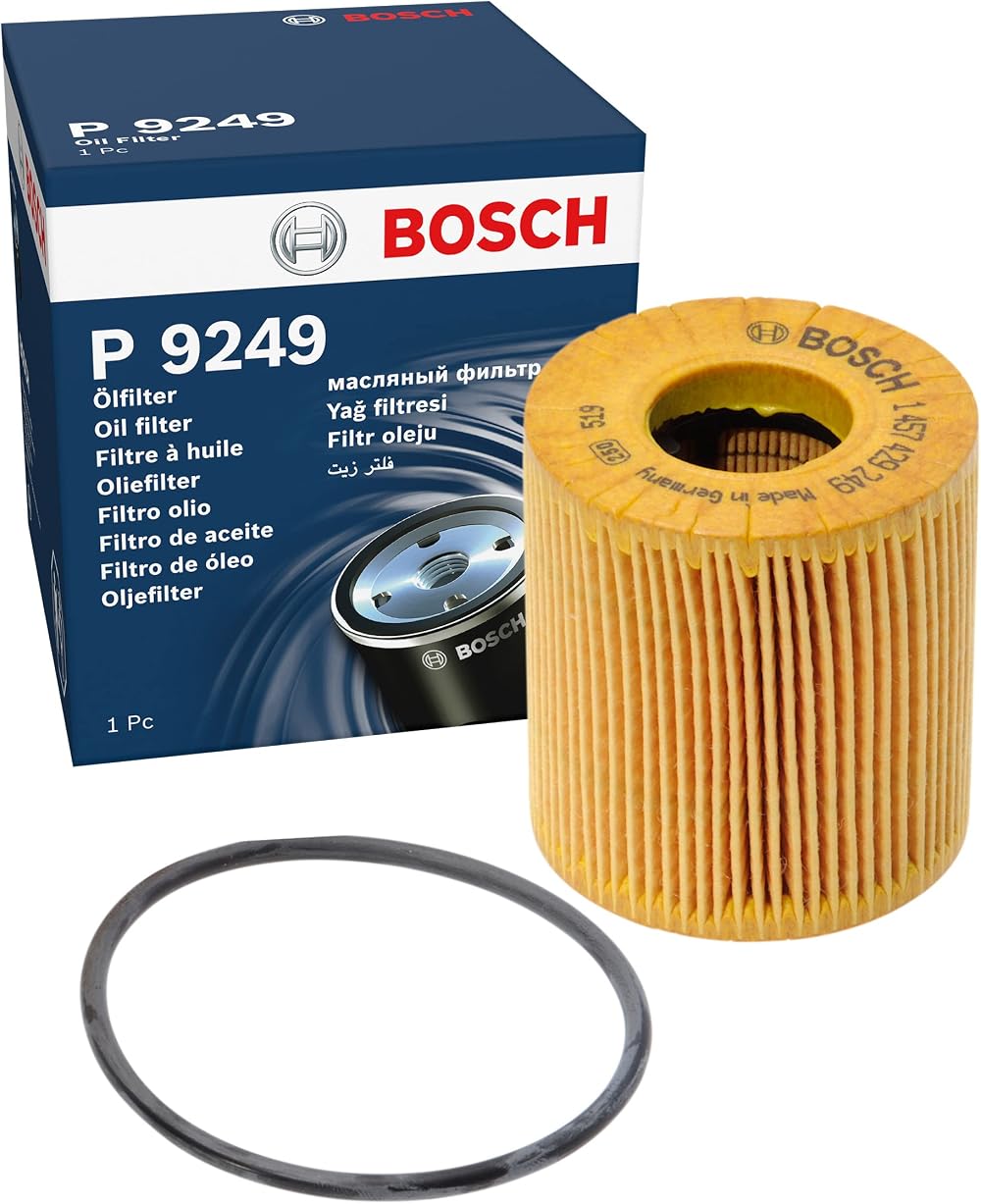 Bosch P9249 Car Oil Filter Separates Soot and Metal Particles OE Quality