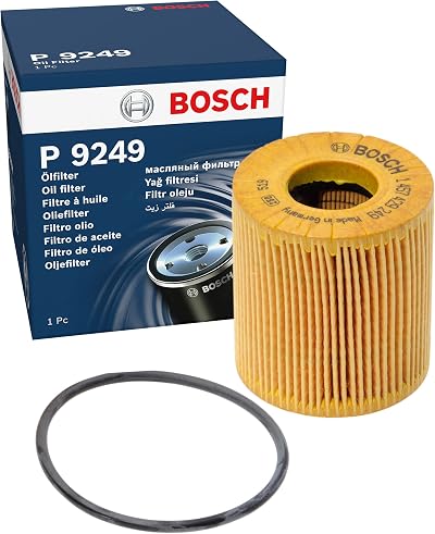 Bosch P9249 Car Oil Filter Separates Soot and Metal Particles OE Quality
