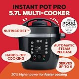 Instant Pot Pro 10-in-1 5.7L Electric Multi-Cooker Black view 2