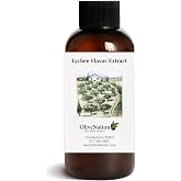 Lychee Flavoring Extract - Sweet - Floral Flavor for Baking and Beverages - Ice Cream - Non-GMO - Gluten Free - Kosher - Vegan - 4 ounces