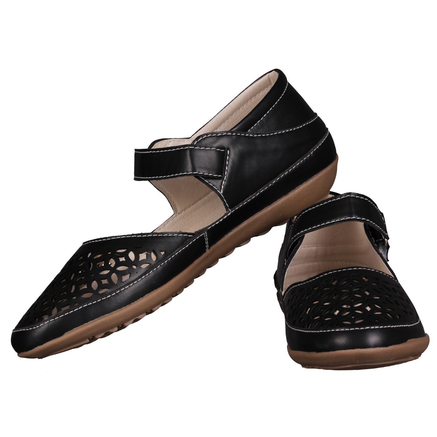 footshez laser cut flat bellie shoe sandals for women and girls