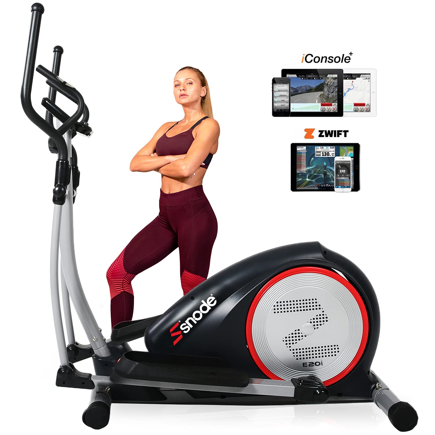 SNODE E20I Programmed Elliptical Exercise Machine, Eliptical Machine