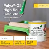 Osmo Polyx-Oil 3032 Clear Satin 0.375L Hard Wax Oil Wood Furniture Floor Finish view 2