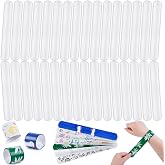 MCPINKY White Slap Bracelets Bulk, 72 PCS DIY Snap Bracelets Party Favors | DIY Crafts Favors, Classroom Prizes Treasure Box, Birthday Party Favors, Presents Exchange, Goodie Bag Stuffers
