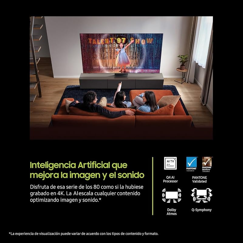 TV 85 Pulgadas QLED Q7F 4K Smart TV con Vision AI, 100% Volumen de Color Quantum Dot y más de 500 Canales TV Plus — foto 2 de 8