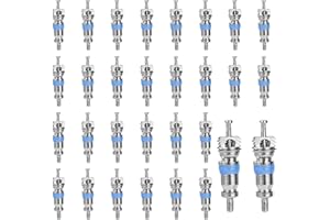 30pcs Ac Valve Cores for R32/R410A/R22, Alloy Premium High Pressure Air Conditioner Havc Valve Cores Replacement Parts for Re