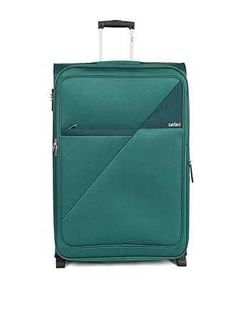 Safari Fabric 64 cms Teal Soft Side Suitcase (BLADE 2W 65 TEAL)