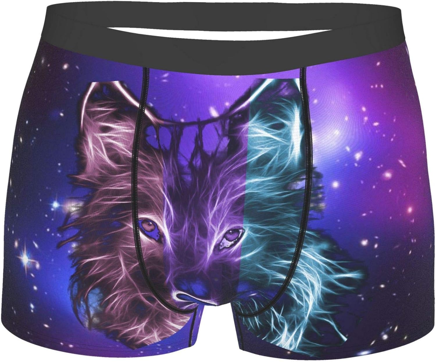 Wolf Men'S Casual Breathable Boxer Briefs Underwear Clothing