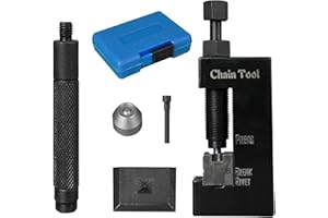 Noliven Motorcycle Chain Breaker Set, Motorcycle Chain Breaker and Rivet Press Tool, Chain Link Removal Tool for 428, 520, 52