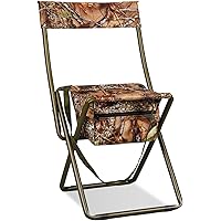 Folding Camping Chair,Portable High-Back Hunting Chair, Lightweight Hunting Stool w/Storage Bag,Shoulder Strap,for Camping,Hi