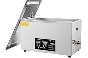 Kaimashi 30L Ultrasonic Cleaning Machine with Digital Timer & Heater, Stainless Steel Sonic Parts Cleaner for Carburetor, Auto Tools Cleaning.