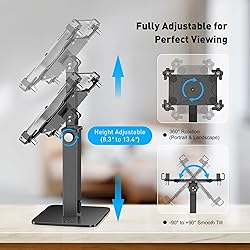 AboveTEK Anti-Theft iPad Kiosk Stand, 360 Rotation