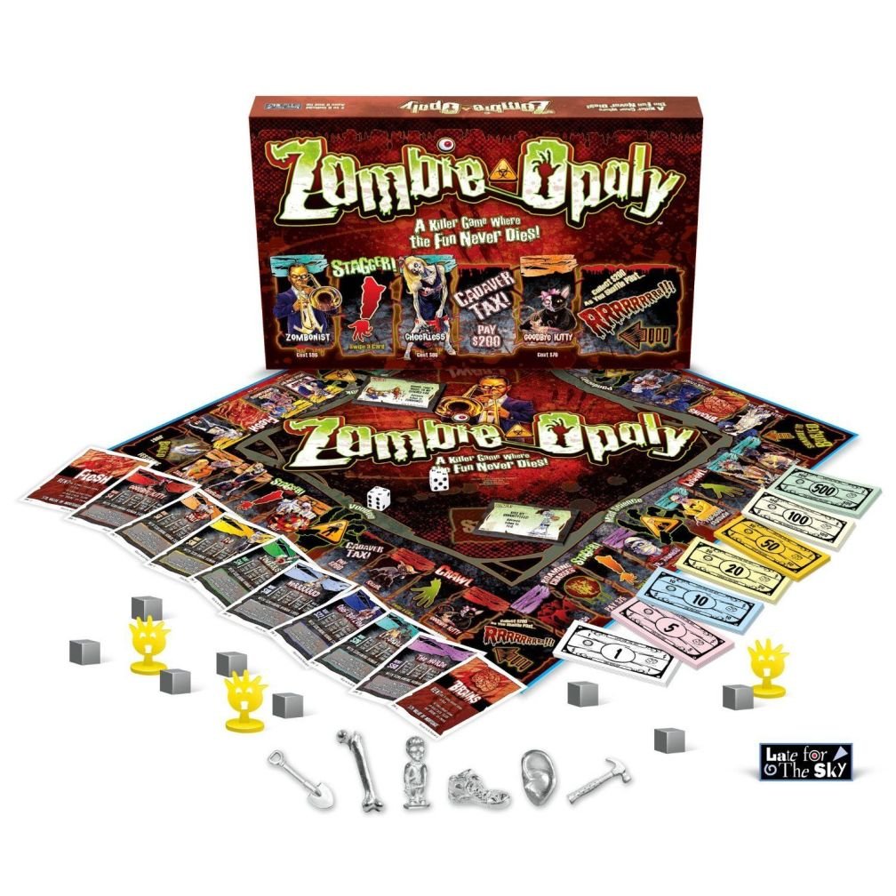 Zombie-Opoly Board Game