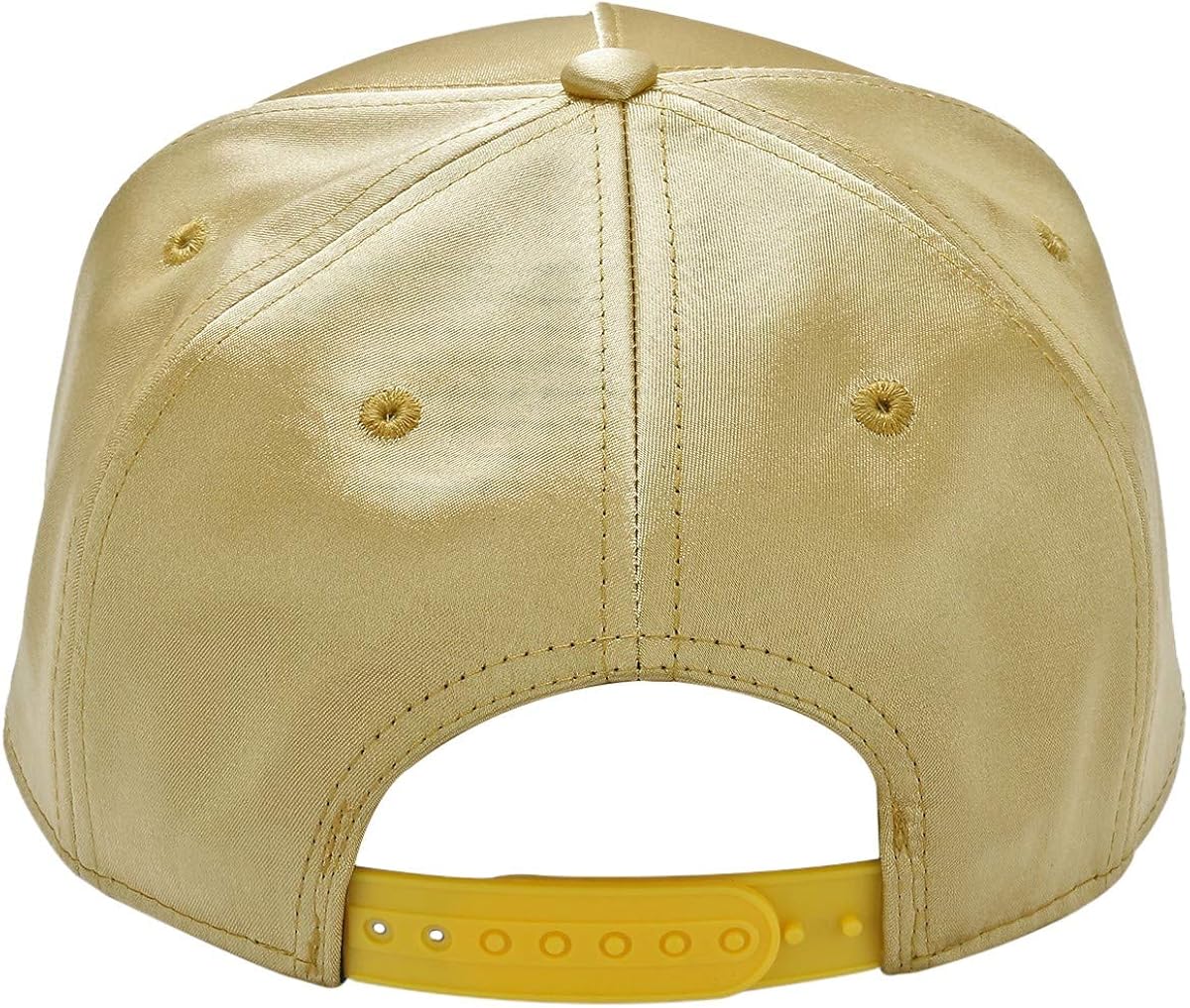 Samtree Unisex Snapback Hats,Adjustable Hip Hop Flat Brim Baseball Cap (01-Gold): Clothing