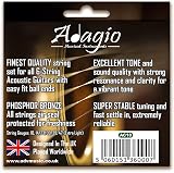 Adagio Pro Series Acoustic Guitar Strings Full Set Gauge 10-47 Phosphor Bronze view 4