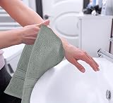 Utopia Towels Premium Hand Towels 6 Pack 41 x 71 cm 100% Cotton Cool Grey view 3