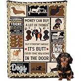 Dachshund Flannel Fleece Blanket Throw Couch Microfiber Soft Cozy Lightweight Luxury Bed Blanket 50"x40"for Kids