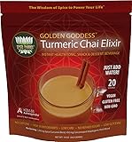 Golden Goddess Turmeric Chai: Ultimate Delicious Golden Milk, Award-Winning Weight Loss Drink + Stress Relief + Cortisol Manager + Herbal Adrenal Support with Clinically Proven KSM-66 Ashwagandha