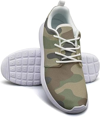 army green women's running shoes