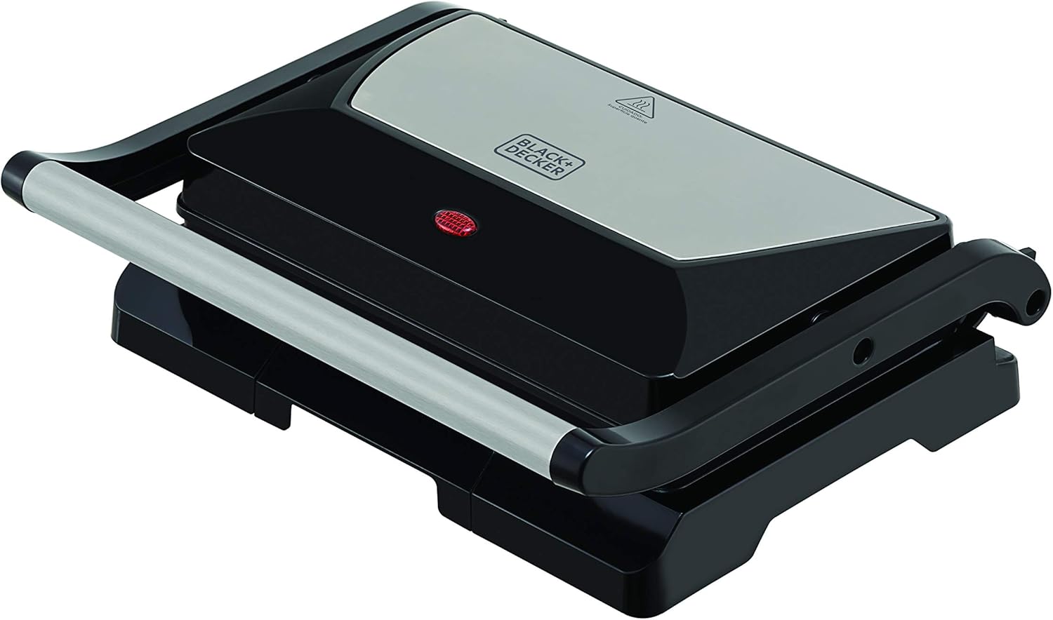 BLACK+DECKER Grill Prensa com Antiaderente Cerâmico Preto G800-BR