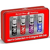 Beverly Hills Polo Club Men's 4-Cologne Gift Set | Diverse Scents & Deluxe Tin Box | Premium Eau de Toilette Collection for Him | Perfect Travel & Discovery Set