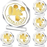 Anglechic 6 Pcs Acrylic Sports Trophy Award 4.72 x