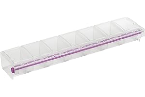 TOGA CRAFT MATES Items Craft & Sewing Supplies Storage, 7 Locking Compartments (2XL), Clear Lids