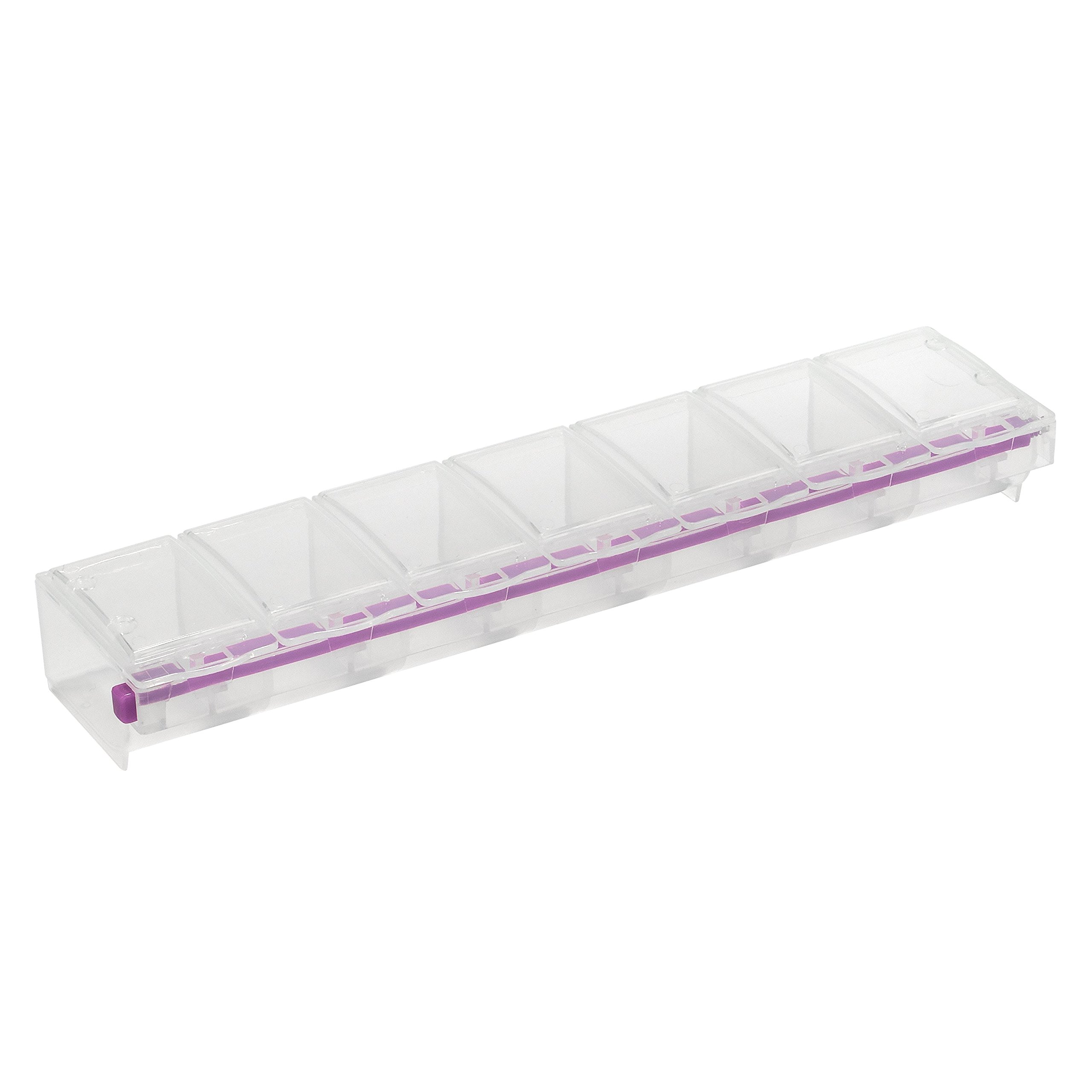 Craft Mates CraftMates Easy Stack Ribbon Rack Storage Box, 7 XL Compartments
