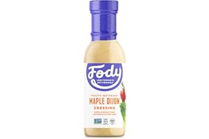 Fody Foods Vegan Maple Dijon Salad Dressing | Low FODMAP Certified | Gut Friendly No Onion No Garlic | IBS Friendly Kitchen Staple | Gluten Free Lactose Free Non GMO