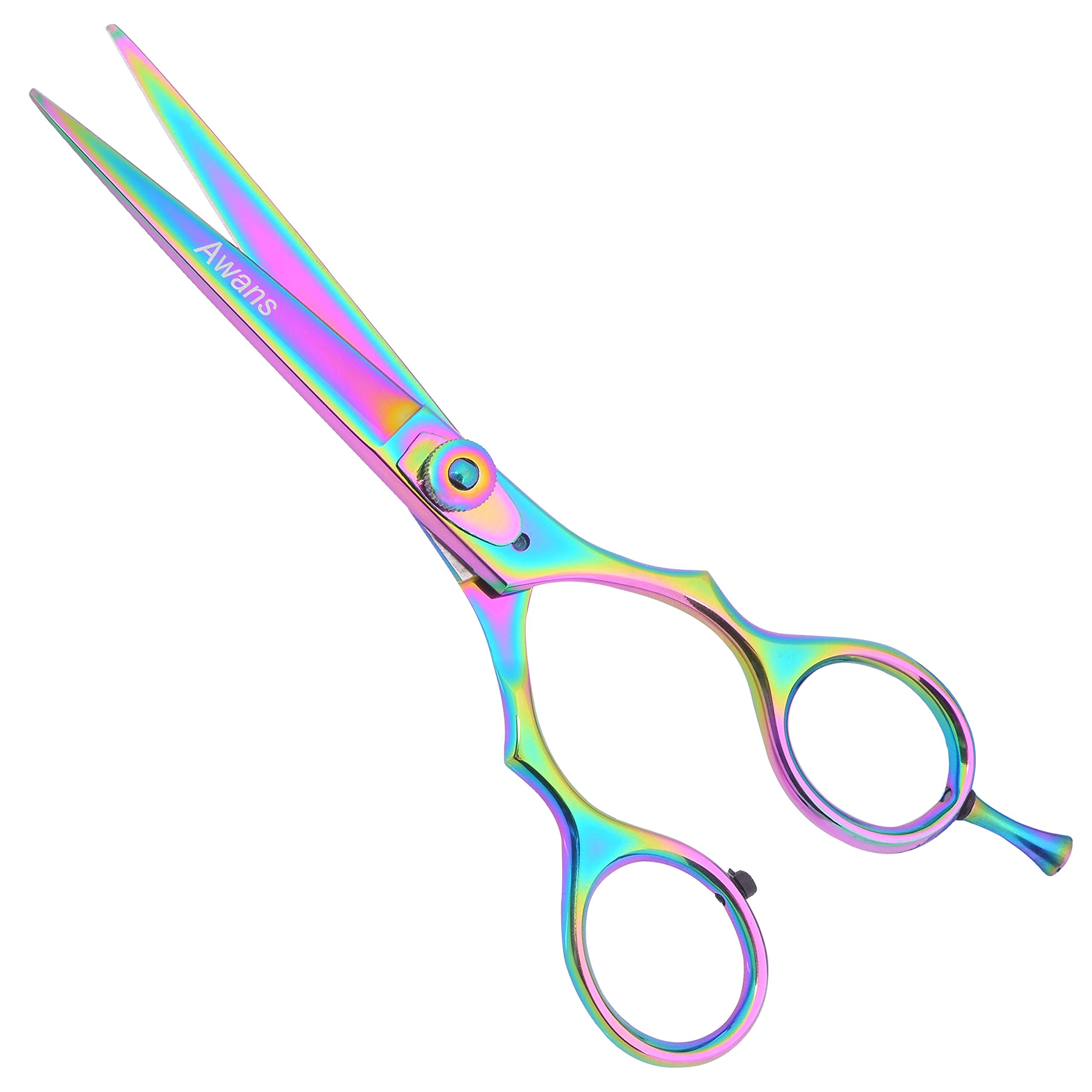 Awans Titanium Hairdressing, Barber Salon Scissors,Hair Cutting Scissors, Super Sharp Sizes 4.5", 5", 5.5", 6" & 6.5" (6.5")