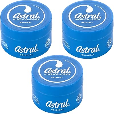 Astral Cream 50ml Intensive Moisturising Skincare Triple Pack