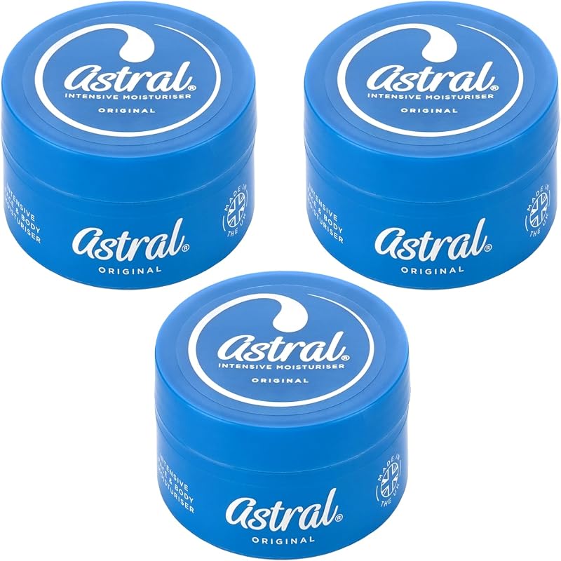 Astral Cream 50ml Intensive Moisturising Skincare Triple Pack