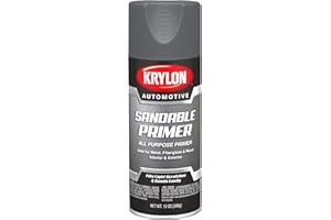 Krylon Automotive Sandable Primer, Gray, 12 oz., Model Number: KA8612007