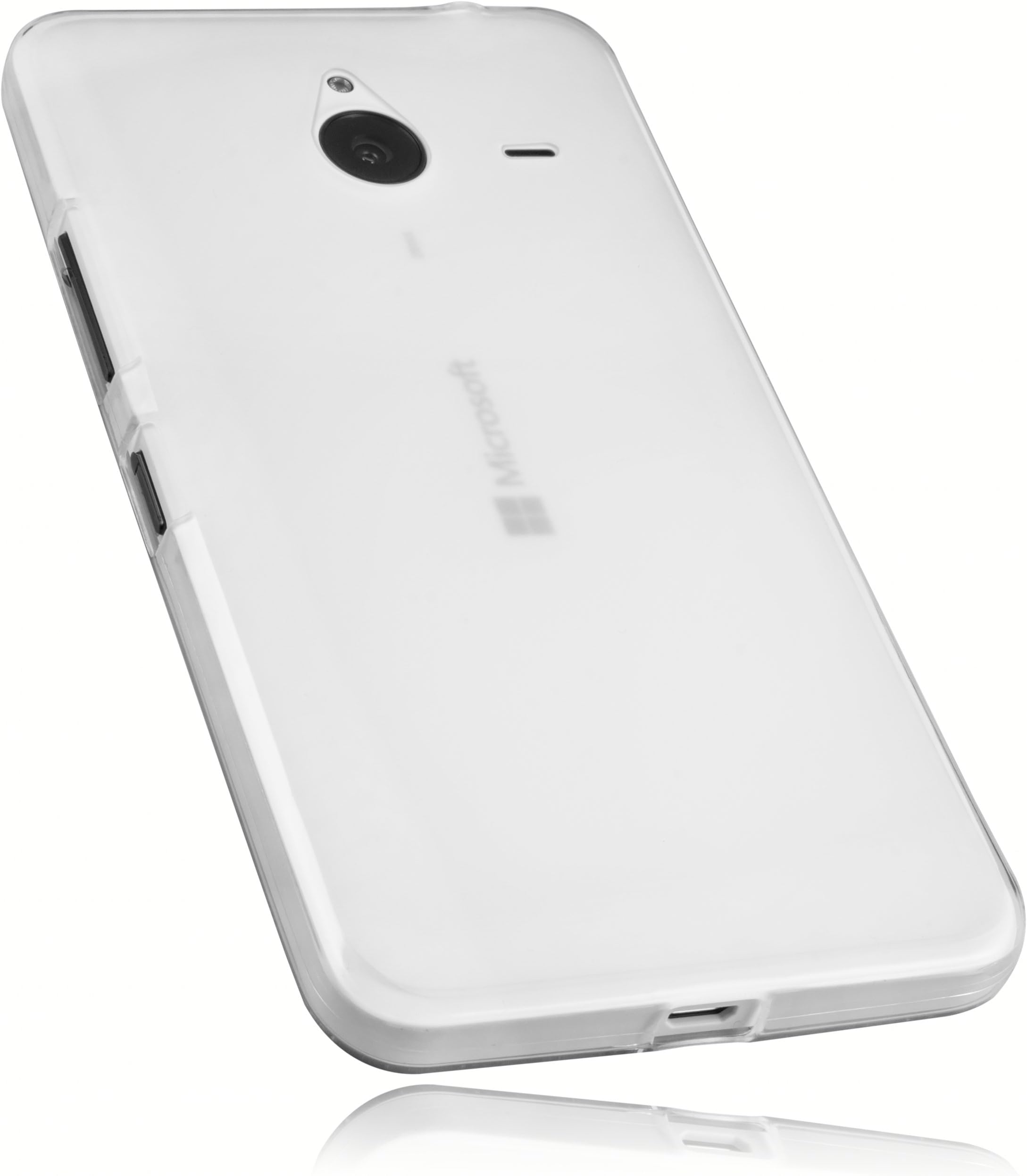 mumbi Protective Case Transparent White for for Microsoft Lumia 640 XL