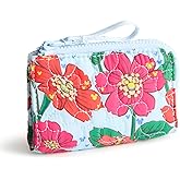 Vera Bradley Women's Disney Featherweight Zip Card Pouch, Mickey Meadow, One Size