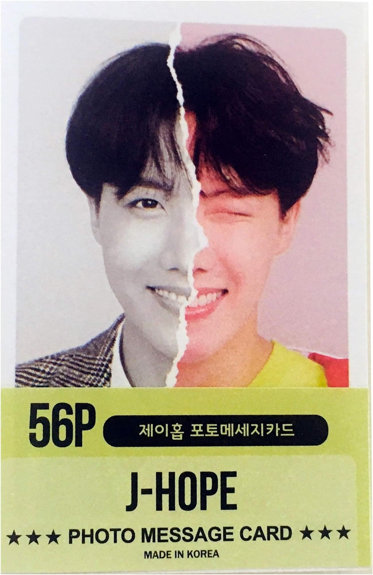 BTS Message Photocards 56pcs Brand-New version (J-HOPE)