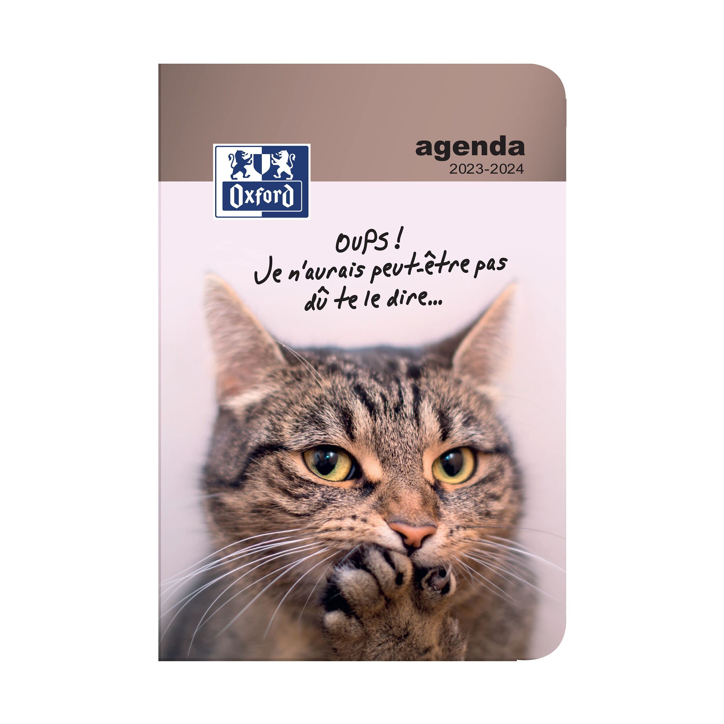Oxford Funny Pets Daily School Diary 2017-2018 1 Day per Page 352 Pages 12 x 18 cm Mouse (English Not Guaranteed)