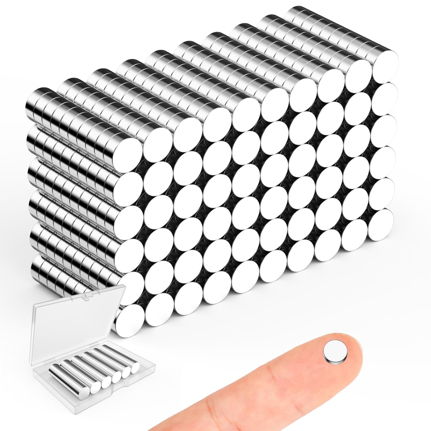5x2mm Magnets, Caturledas 600 Pack 5x2 mm Small