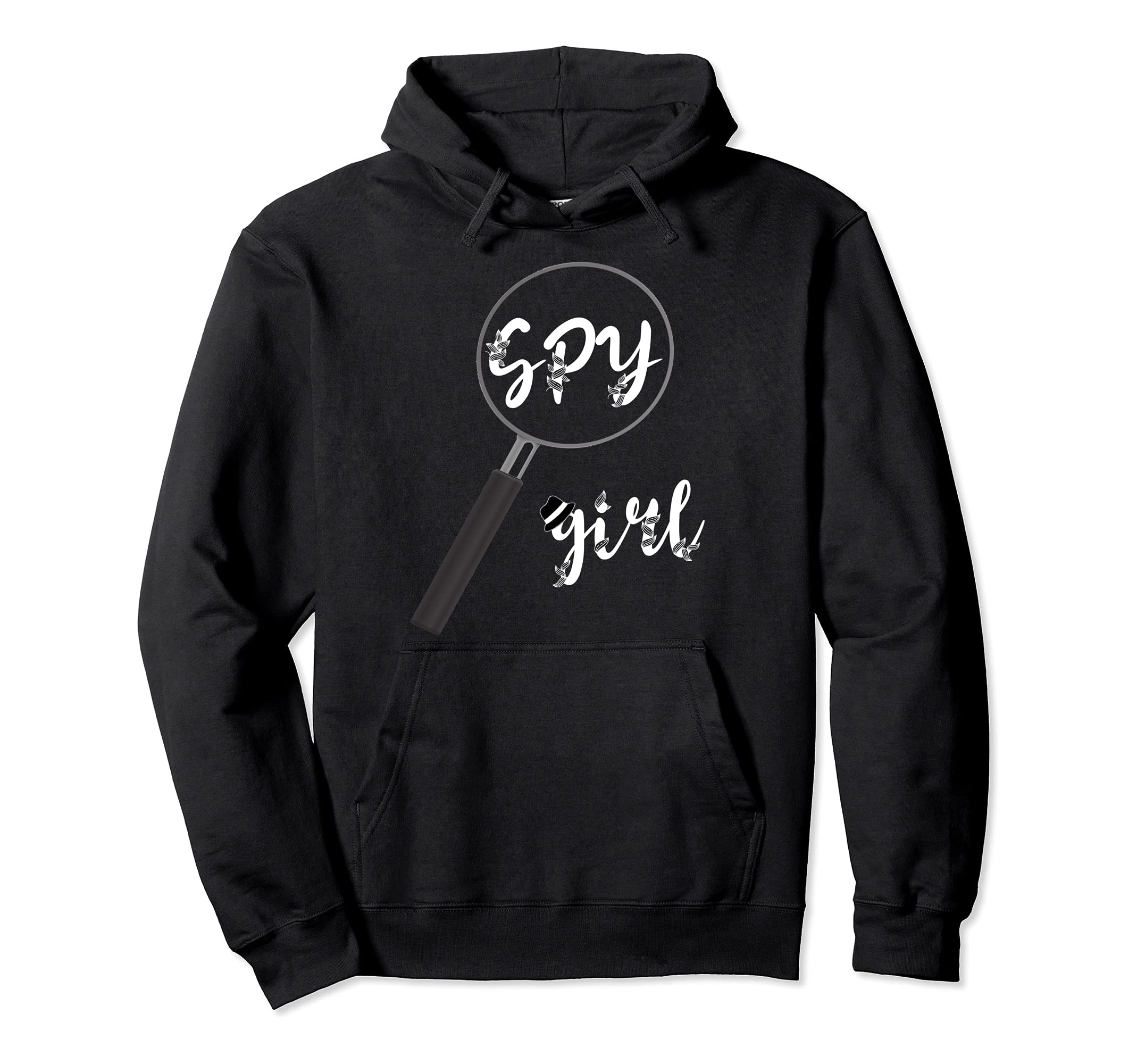 Spy Girl Espionage True Crime Private Spying Detective Pullover Hoodie