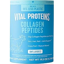 Vital Proteins Collagen Peptides Powder - Grass Fed Collagen Peptides for Hair, Nail, Skin, Bone &amp; Joint Health, Unflavored,