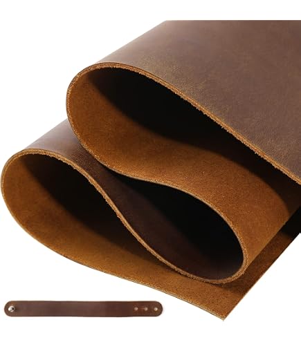 Amazon.com: Genuine Leather Square for Crafting, Crazy Horse
