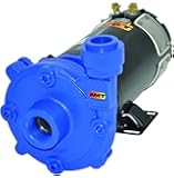 AMT Pump 489G-95 High Head Washdown Pump, Cast Iron, 1 HP, 1-1/4" NPT Female Suction, 1" NPT Female Discharge Port