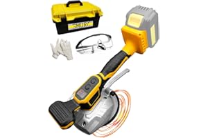 GMURA Cordless Tile Vibration Leveling Machine Fit for Dewalt 20V Battery, 8 Speed Adjustable Tile Suction Cup Vibrating Tool, Laying Tiling Machine for Floor Tile Wall, Battery Not Included